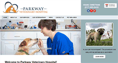 Desktop Screenshot of parkwayvethospital.com